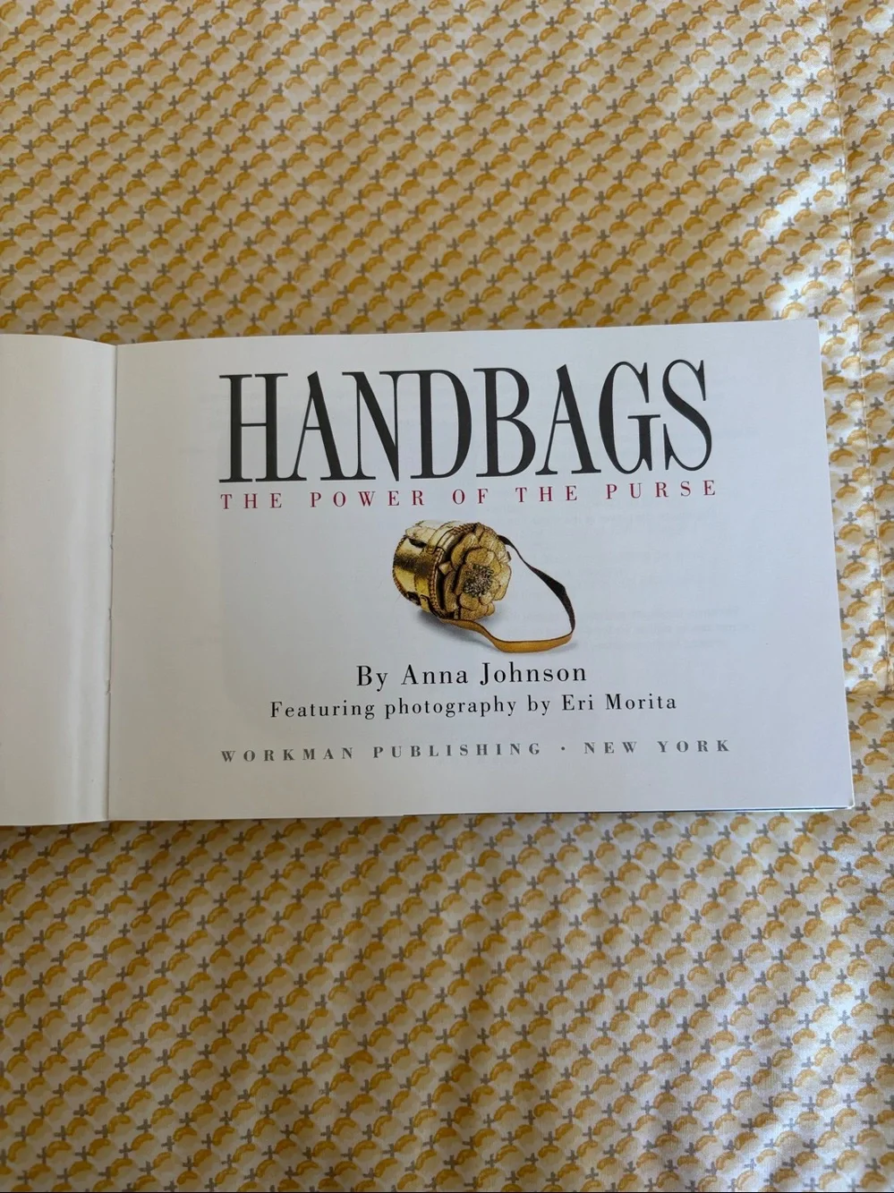Coffee table book with fashion cover
